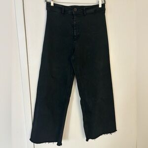 Zara Marine Black Denim Pant